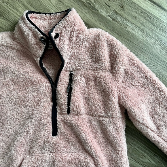 VS PINK Plush Half Zip Pullover - Picture 3 of 7